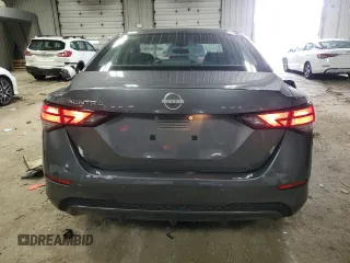 2024 Nissan Sentra S with VIN 3N1AB8BV2RY287157, listed as a Copart auction lot 51660145 with 22,636 mi miles and Salvage Title. Bid and sale history available at DreamBid. Image 6.