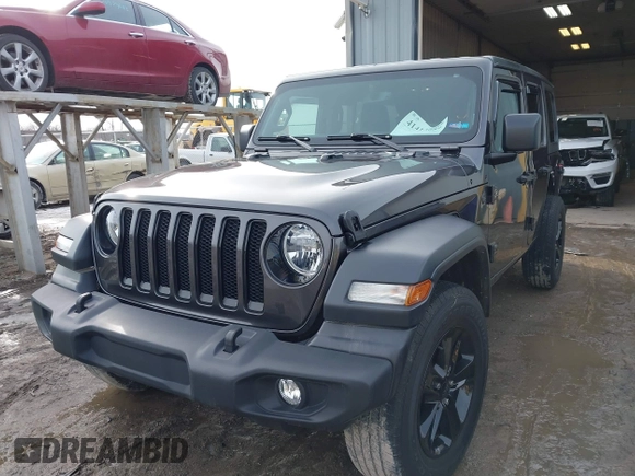 2023 Jeep Wrangler Sport S with VIN 1C4HJXDN6PW653924, listed as a IAAI auction lot 41413689 with 15,278 mi miles and . Bid and sale history available at DreamBid. Image 18.