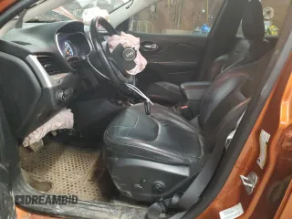 2014 Jeep Cherokee Trailhawk with VIN 1C4PJMBS0EW308775, listed as a Copart auction lot 60465125 with 117,326 mi miles and Salvage title. Bid and sale history available at DreamBid. Image 7.