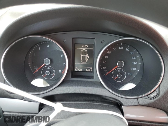 2012 Volkswagen Golf w/Conv с VIN WVWDB7AJ3CW278243, выставлен на аукционе Copart как лот 72179994 с пробегом 73 778 миль миль и Чистый • Clean title. История ставок и продаж доступна на DreamBid. Изображение 9.