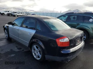 2002 Audi A4 1.8T with VIN WAULC68E72A309675, listed as a Copart auction lot 45775055 with 220,703 mi miles and Salvage Title. Bid and sale history available at carsss.com. Image 2.