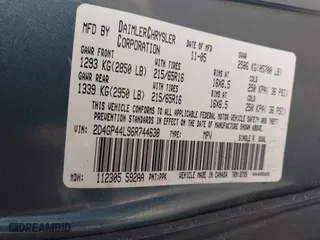 2006 Dodge Grand Caravan SXT with VIN 2D4GP44L96R744638, listed as a IAAI auction lot 41684766 with 137,828 mi miles. Bid and sale history available at carsss.com. Image 9.