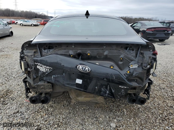 2019 Kia Stinger GT with VIN KNAE35LCXK6052653, listed as a Copart auction lot 87484244 with 158,319 mi miles and Salvage Title. Bid and sale history available at carsss.com. Image 6.