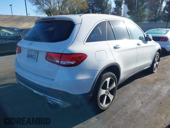 2018 Mercedes-Benz GLC with VIN WDC0G4JB3JV057181, listed as a IAAI auction lot 41830402 with 74,534 mi miles. Bid and sale history available at carsss.com. Image 4.