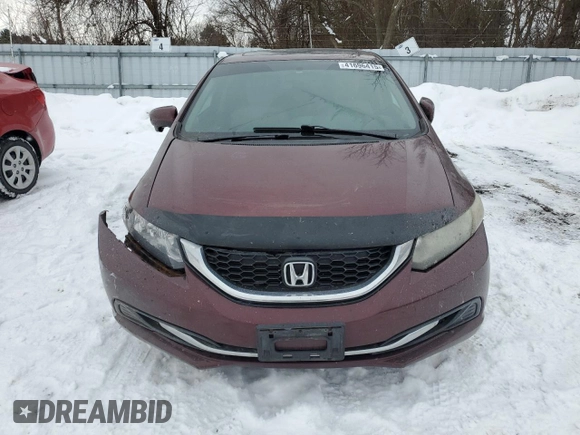 2014 Honda Civic LX z VIN 2HGFB2F50EH041784, wystawiony jako Copart lot #41696415 z przebiegiem 206 045 mil mil oraz Szkoda całkowita • Salvage title. Historia ofert i sprzedaży dostępna na DreamBid. Obrazek 5.