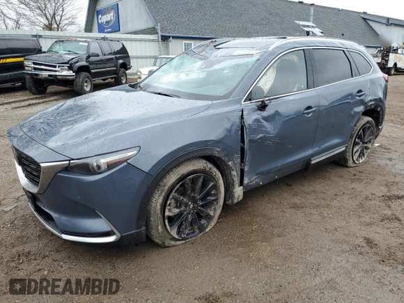 2023 Mazda CX-9 Carbon Edition with VIN JM3TCBDY2P0636162, listed as a Copart auction lot 51483485 with 22,347 mi miles and Clean Title. Bid and sale history available at carsss.com. Image 1.