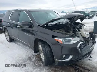2018 Chevrolet Traverse High Country with VIN 1GNEVKKW8JJ176544, listed as a IAAI auction lot 41254016 with 1 mi miles. Bid and sale history available at carsss.com. Image 1.