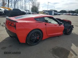 2014 Chevrolet Corvette 2LT with VIN 1G1YD2D77E5104112, listed as a Copart auction lot 51933505 with Not provided miles and Salvage title. Bid and sale history available at DreamBid. Image 3.