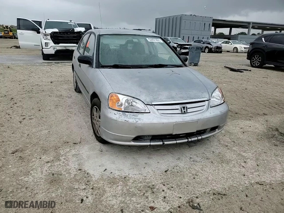 2003 Honda Civic DX with VIN 2HGES161X3H551530, listed as a Copart auction lot 52491805 with 0 mi miles and Salvage Title. Bid and sale history available at carsss.com. Image 11.