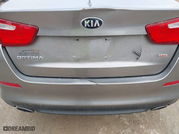 2015 Kia Optima LX with VIN 5XXGM4A71FG480174, listed as a IAAI auction lot 41851460 with 139,947 mi miles. Bid and sale history available at carsss.com. Image 6.