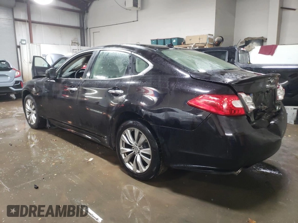 2012 Infiniti M37 with VIN JN1BY1AR7CM391149, listed as a Copart auction lot 83875044 with 0 mi miles and Non Repairable. Bid and sale history available at carsss.com. Image 2.
