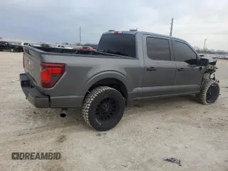 2024 Ford F-150 STX with VIN 1FTEW2K5XRKE95995, listed as a Copart auction lot 48203275 with 3,132 mi miles and Salvage Title. Bid and sale history available at carsss.com. Image 3.