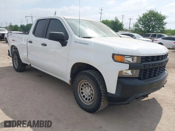 2021 Chevrolet Silverado 1500 Work Truck with VIN 1GCRYAEF2MZ218221, listed as a IAAI auction lot 41938725 with 69,484 mi miles and . Bid and sale history available at DreamBid. Image 1.