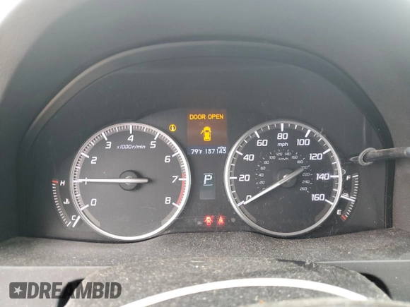 2015 Acura RDX Tech Pkg with VIN 5J8TB3H51FL013762, listed as a Copart auction lot 50046165 with 137,143 mi miles and Salvage Title. Bid and sale history available at carsss.com. Image 9.