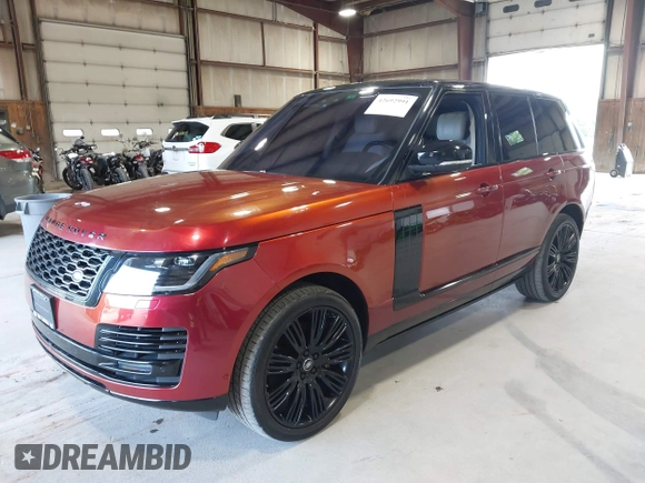 2018 Land Rover Range Rover HSE with VIN SALGS2SV6JA504358, listed as a IAAI auction lot 42692991 with 63,888 mi miles and . Bid and sale history available at DreamBid. Image 21.