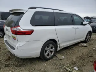2017 Toyota Sienna LE Auto Access Seat with VIN 5TDKZ3DCXHS847007, listed as a Copart auction lot 52335845 with Not Provided miles and Salvage Title. Bid and sale history available at DreamBid. Image 3.