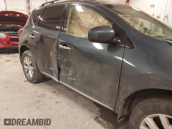 2013 Nissan Murano SV with VIN JN8AZ1MWXDW301929, listed as a IAAI auction lot 41127659 with 187,879 mi miles. Bid and sale history available at carsss.com. Image 6.