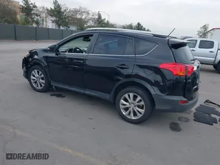 2015 Toyota RAV4 Limited with VIN 2T3DFREV0FW331139, listed as a IAAI auction lot 41724424 with 112,620 mi miles. Bid and sale history available at carsss.com. Image 3.