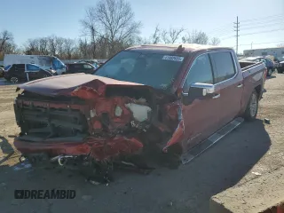 2021 GMC Sierra 1500 Denali z VIN 3GTU9FETXMG343378, wystawiony jako Copart lot #41882605 z przebiegiem 75 390 mil mil oraz Szkoda całkowita • Salvage title. Historia ofert i sprzedaży dostępna na DreamBid. Obrazek 1.
