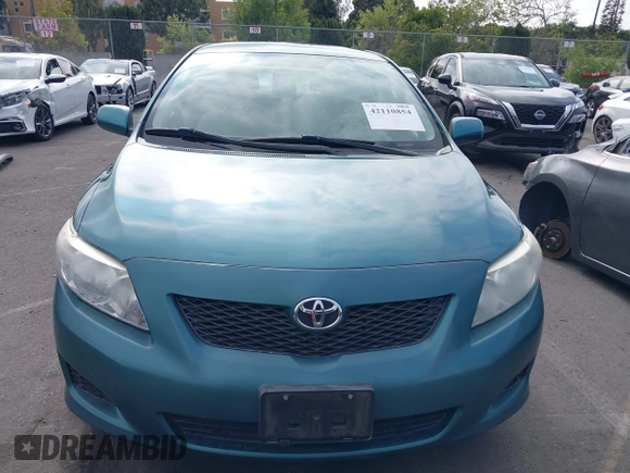 2009 Toyota Corolla with VIN 1NXBU40E49Z122815, listed as a IAAI auction lot 42110854 with 46,219 mi miles. Bid and sale history available at carsss.com. Image 12.
