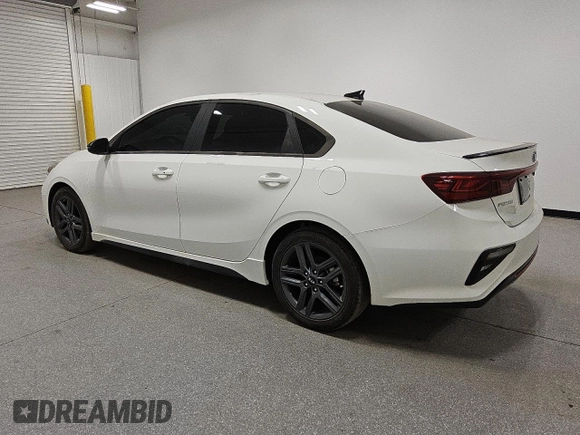 2021 Kia Forte GT-Line with VIN 3KPF34AD3ME301790, listed as a Copart auction lot 46213255 with 5,755 mi miles and Clean Title. Bid and sale history available at carsss.com. Image 2.