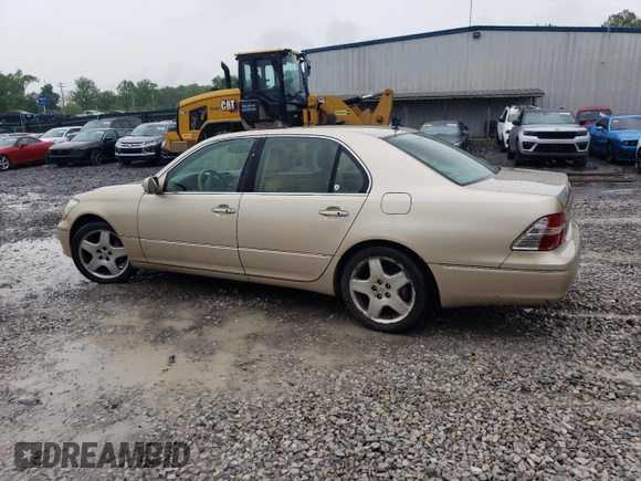 2005 Lexus LS 430 with VIN JTHBN36F055028624, listed as a Copart auction lot 54142335 with 187,356 mi miles and Clean Title. Bid and sale history available at carsss.com. Image 2.
