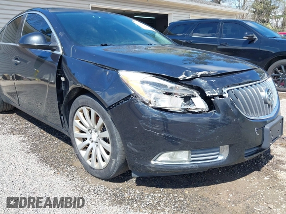 2011 Buick Regal CXL RL4 with VIN W04GS5EC5B1107772, listed as a IAAI auction lot 42044650 with 143,670 mi miles. Bid and sale history available at carsss.com. Image 6.