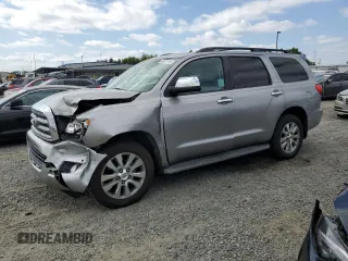 2008 Toyota Sequoia Ltd with VIN 5TDBY68AX8S010917, listed as a Copart auction lot 53677115 with 219,948 mi miles and Salvage Title. Bid and sale history available at carsss.com. Image 1.