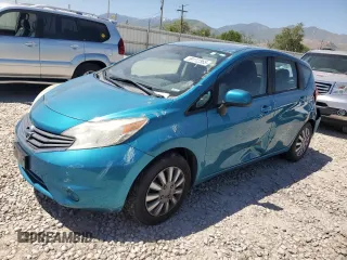 2014 Nissan Note SV с VIN 3N1CE2CP6EL422015, выставлен на аукционе Copart как лот 59112365 с пробегом 94 978 миль миль и Списание • Salvage title. История ставок и продаж доступна на DreamBid. Изображение 1.