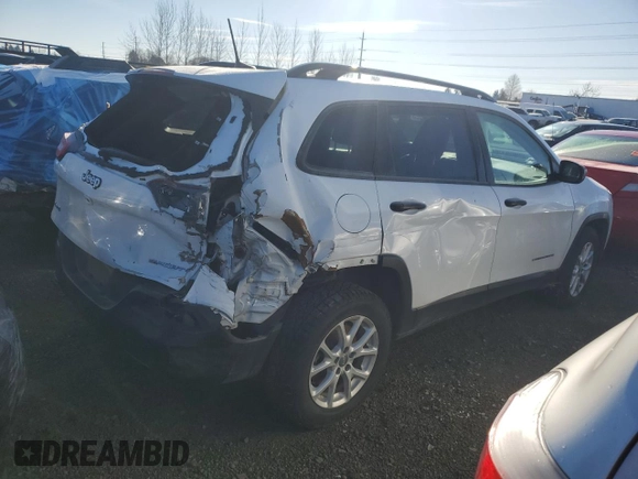 2016 Jeep Cherokee Sport with VIN 1C4PJMAB6GW268979, listed as a Copart auction lot 41669335 with 116,175 mi miles and Salvage title. Bid and sale history available at DreamBid. Image 3.