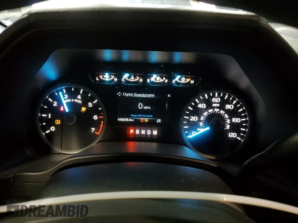 2020 Ford F-150 XL with VIN 1FTEW1E54LKD79284, listed as a Copart auction lot 60667495 with 108,208 mi miles and Salvage title. Bid and sale history available at DreamBid. Image 9.