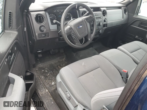 2012 Ford F-150 XL with VIN 1FTMF1EM1CKD99463, listed as a Copart auction lot 83389634 with 73,908 mi miles and Salvage title. Bid and sale history available at DreamBid. Image 8.