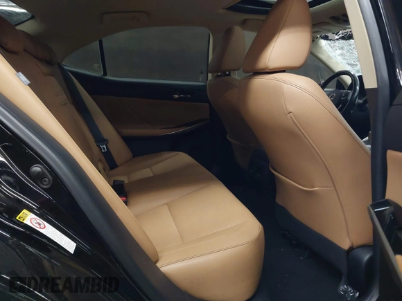 2015 Lexus IS 250 with VIN JTHCF1D25F5025063, listed as a IAAI auction lot 42727110 with 74,056 mi miles and . Bid and sale history available at DreamBid. Image 8.