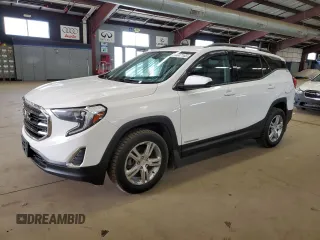 2019 GMC Terrain SLE with VIN 3GKALTEV7KL262643, listed as a Copart auction lot 54047105 with 123,341 mi miles and Clean Title. Bid and sale history available at carsss.com. Image 1.