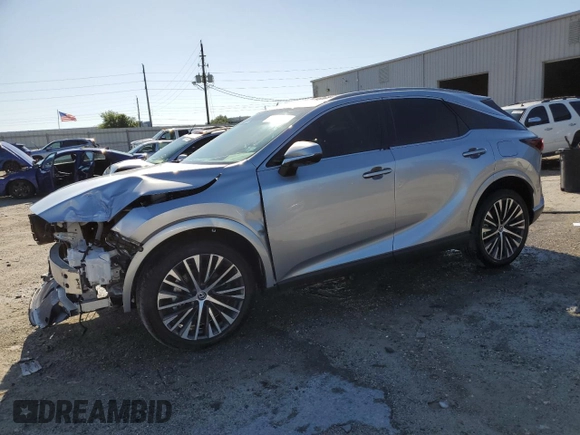 2024 Lexus RX 350 z VIN 2T2BAMBA8RC031370, wystawiony jako Copart lot #53081615 z przebiegiem 7 440 mil mil oraz Nie do naprawy • Non repairable. Historia ofert i sprzedaży dostępna na DreamBid. Obrazek 1.