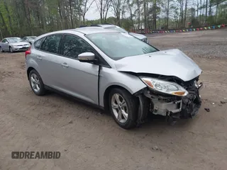 2014 Ford Focus SE with VIN 1FADP3K22EL107446, listed as a IAAI auction lot 42008192 with 111,598 mi miles. Bid and sale history available at carsss.com. Image 1.