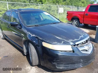 2004 Acura TL with VIN 19UUA66234A016107, listed as a IAAI auction lot 39604354 with 281450 miles. Bid and sale history available at carsss.com. Image 1.