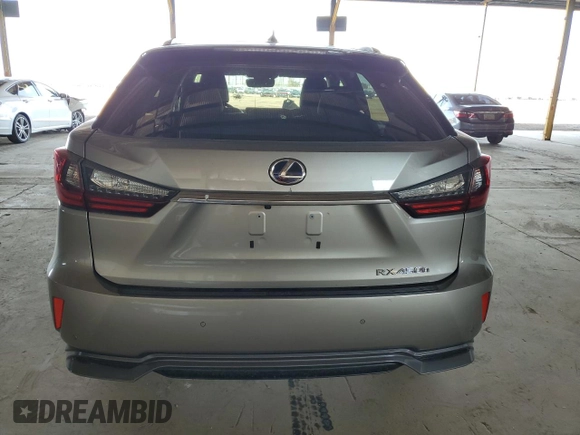 2017 Lexus RX 450h with VIN 2T2BGMCA2HC012194, listed as a Copart auction lot 63119545 with 33,601 mi miles and Salvage title. Bid and sale history available at DreamBid. Image 6.