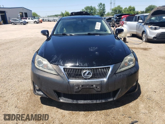 2012 Lexus IS 250 with VIN JTHBF5C21C5176028, listed as a Copart auction lot 58313524 with 174,201 mi miles and Salvage Title. Bid and sale history available at DreamBid. Image 5.