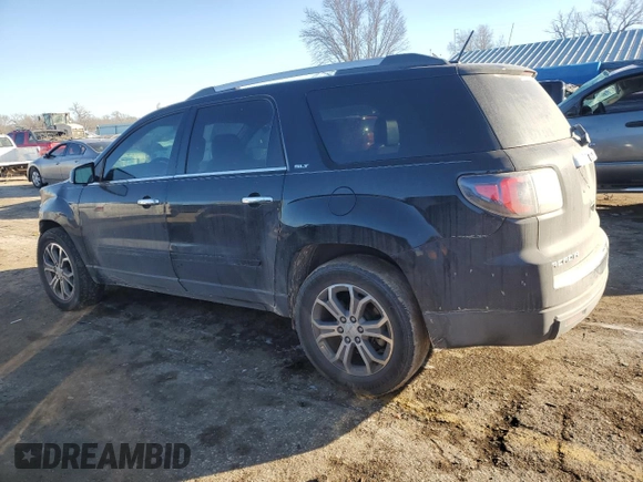 2016 GMC Acadia SLT with VIN 1GKKRRKD8GJ135187, listed as a Copart auction lot 42197465 with 127,838 mi miles and Salvage Title. Bid and sale history available at carsss.com. Image 2.