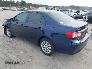 2012 Toyota Corolla L with VIN 5YFBU4EE6CP030641, listed as a IAAI auction lot 41864311 with 102,000 mi miles. Bid and sale history available at carsss.com. Image 3.