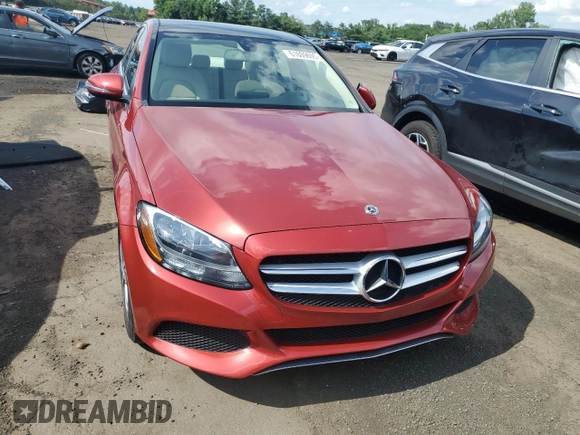 2018 Mercedes-Benz C 300 with VIN WDDWF4KB3JR416416, listed as a Copart auction lot 61609695 with 30,717 mi miles and Salvage title. Bid and sale history available at DreamBid. Image 5.