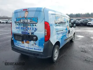 2021 Ram ProMaster City Cargo Tradesman with VIN ZFBHRFAB2M6T43801, listed as a IAAI auction lot 41312105 with 44,022 mi miles and . Bid and sale history available at DreamBid. Image 4.