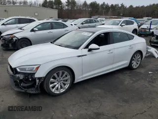 2018 Audi A5 Sportback Premium Plus with VIN WAUBNCF52JA007510, listed as a Copart auction lot 48111655 with 84,587 mi miles and Salvage Title. Bid and sale history available at carsss.com. Image 1.