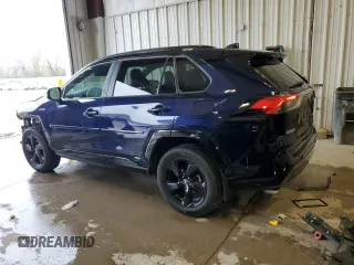 2021 Toyota RAV4 Hybrid XSE with VIN 2T3E6RFV7MW009954, listed as a Copart auction lot 54954425 with 61,397 mi miles and Salvage title. Bid and sale history available at DreamBid. Image 2.