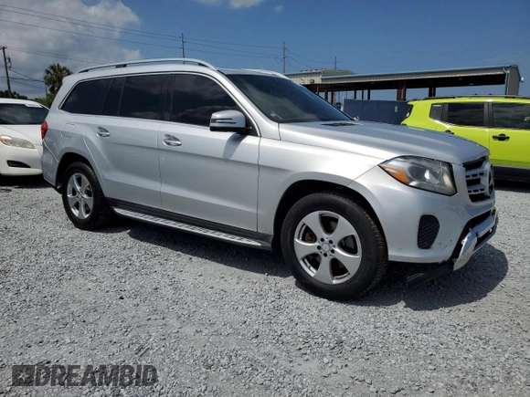 2017 Mercedes-Benz GLS 450 with VIN 4JGDF6EE0HA794457, listed as a Copart auction lot 55566895 with 186,326 mi miles and Clean Title. Bid and sale history available at DreamBid. Image 4.