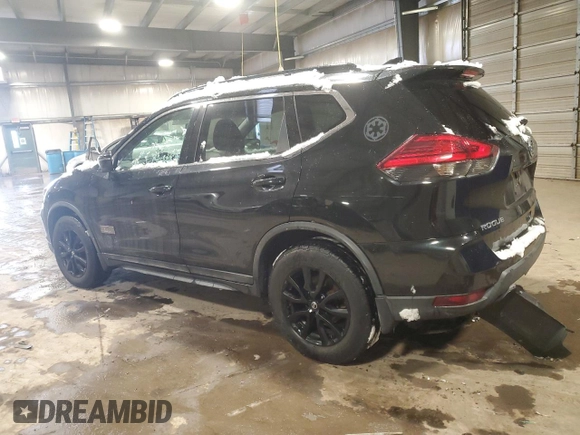 2017 Nissan Rogue SV with VIN 5N1AT2MV7HC768206, listed as a Copart auction lot 87382794 with 79,145 mi miles and Salvage Title. Bid and sale history available at carsss.com. Image 2.