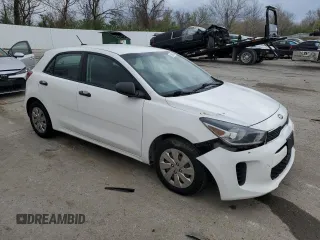 2018 Kia Rio LX with VIN 3KPA25AB6JE089609, listed as a Copart auction lot 51663975 with 130,697 mi miles and Salvage Title. Bid and sale history available at DreamBid. Image 4.