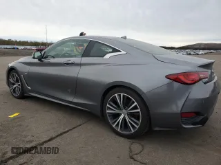 2017 Infiniti Q60 Premium with VIN JN1CV7EL7HM320062, listed as a Copart auction lot 46261505 with 100,971 mi miles and Salvage title. Bid and sale history available at DreamBid. Image 2.