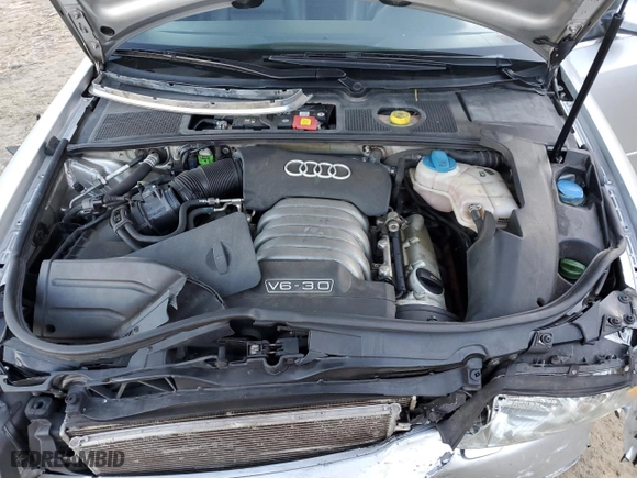 2003 Audi A4 3.0L with VIN WAULT68E43A359998, listed as a Copart auction lot 43860645 with 112,371 mi miles and Salvage Title. Bid and sale history available at carsss.com. Image 11.